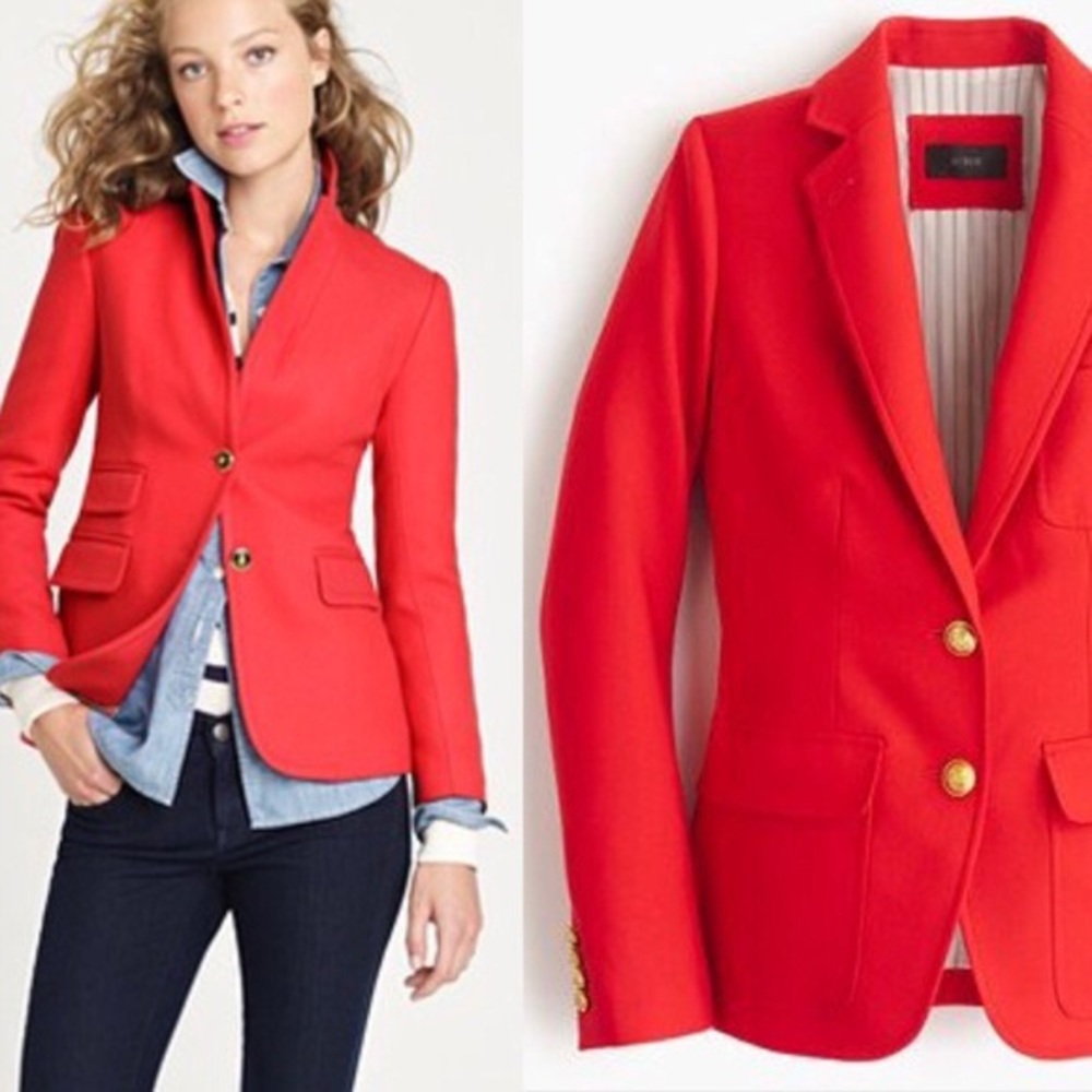 NWT. J.Crew Factory Schoolboy Blazer